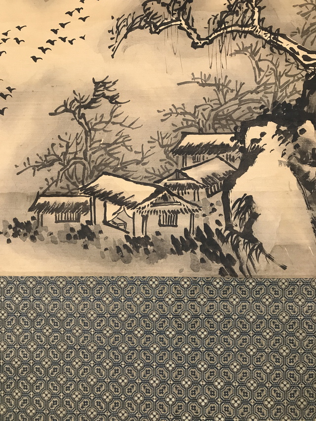 李元による山水画の水墨画作品　掛軸 028 李元山水绢本立轴|品得拍—24小时在线拍卖平台