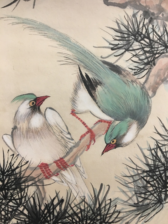 033 邵幼轩花鸟纸本立轴|品得拍—24小时在线拍卖平台