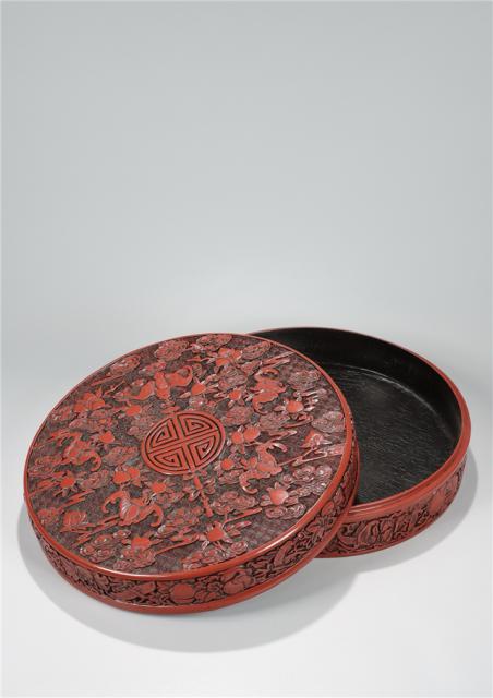 漆器 剔紅 堆朱 乾隆年製 食盒 漆器 剔紅 堆朱 乾隆年製 食盒