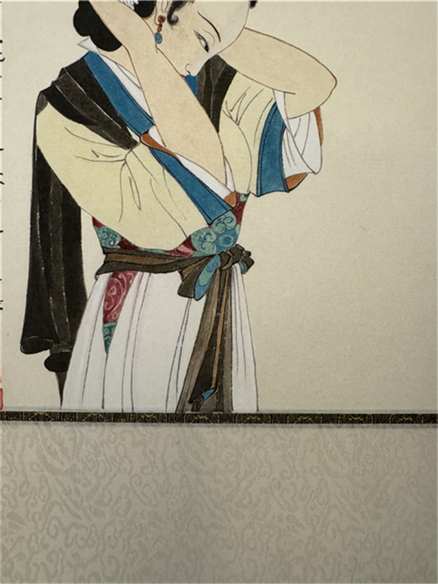 張大千 人物 張大千人物畫作品《敦煌舞伎》 Zhang Daqian, (1899 -1983 )