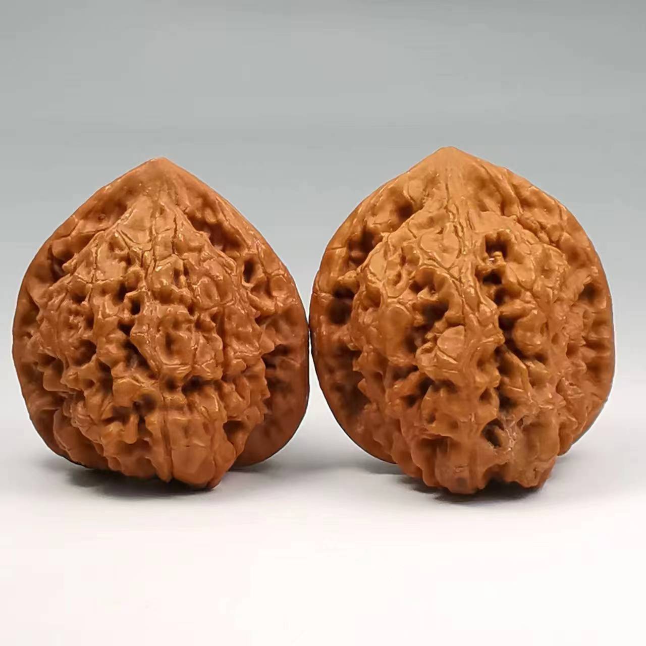 027 文玩核桃（官帽）一对|品得拍—24小时在线拍卖平台