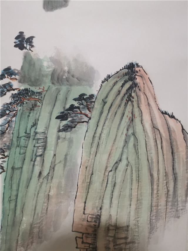 張大千 山水掛軸1 張大千(1899-1983) 款山水掛軸| Stunning Arts Gallery