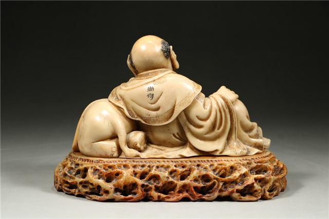 006 寿山石雕骑象罗汉|品得拍—24小时在线拍卖平台