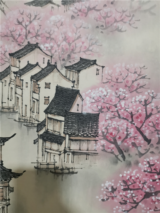 006 宋文治江南春色纸本立轴|品得拍—24小时在线拍卖平台