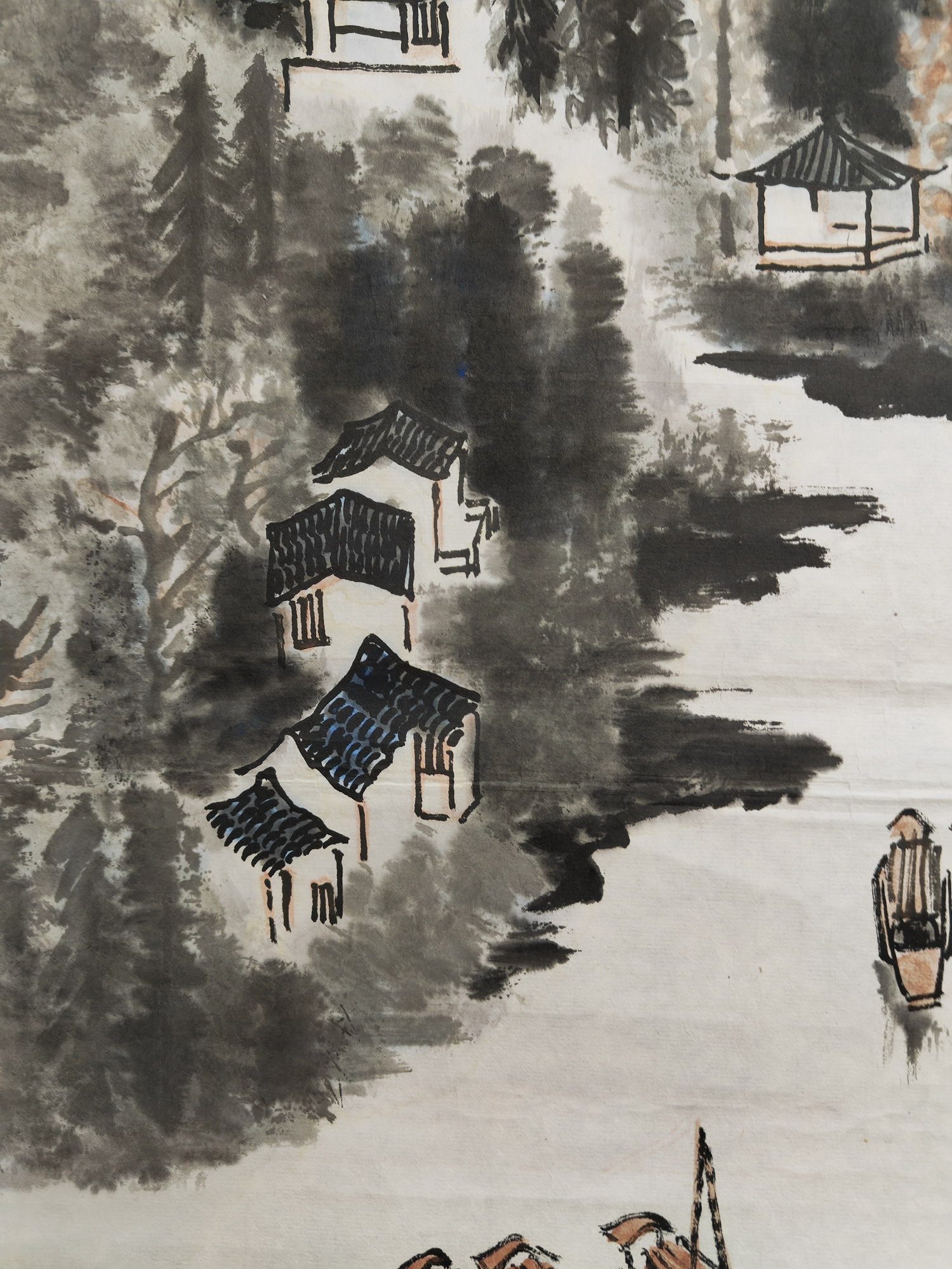 029 李可染山水画心|品得拍—24小时在线拍卖平台