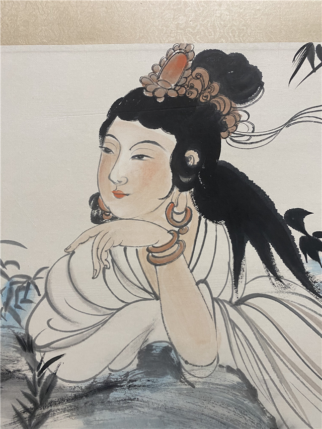 009 张大千人物纸本镜心|品得拍—24小时在线拍卖平台