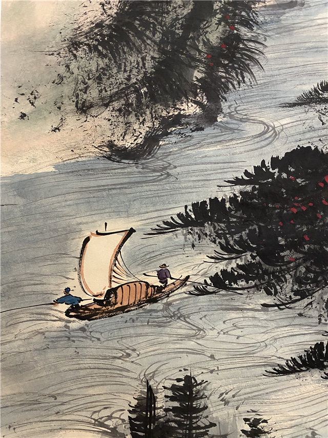 016 黎雄才山水纸本立轴|品得拍—24小时在线拍卖平台