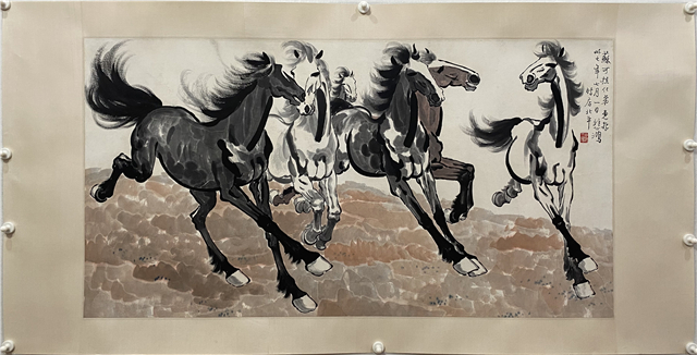 011 徐悲鸿天马六骏图（附出版物） 镜片|品得拍—24小时在线拍卖平台