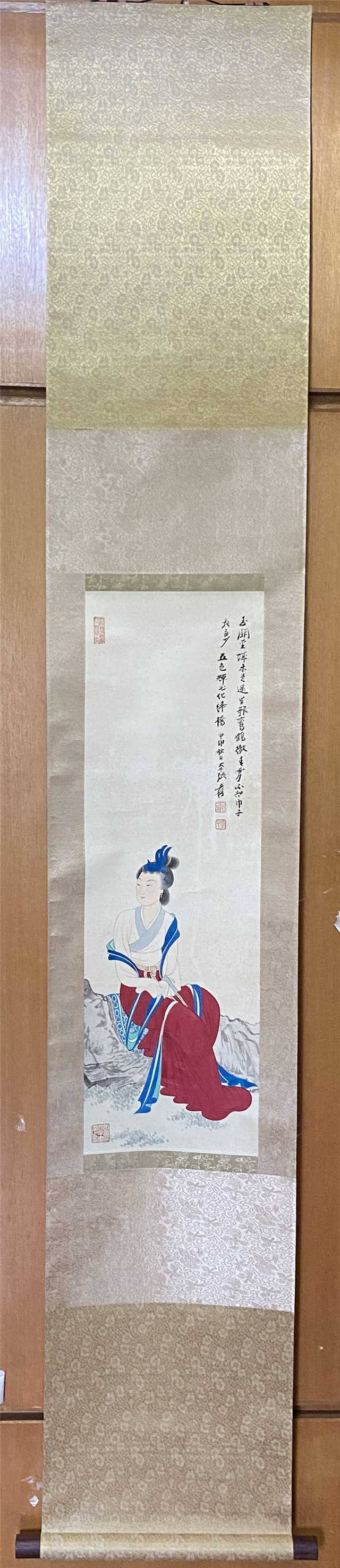 021 张大千人物纸本立轴|品得拍—24小时在线拍卖平台