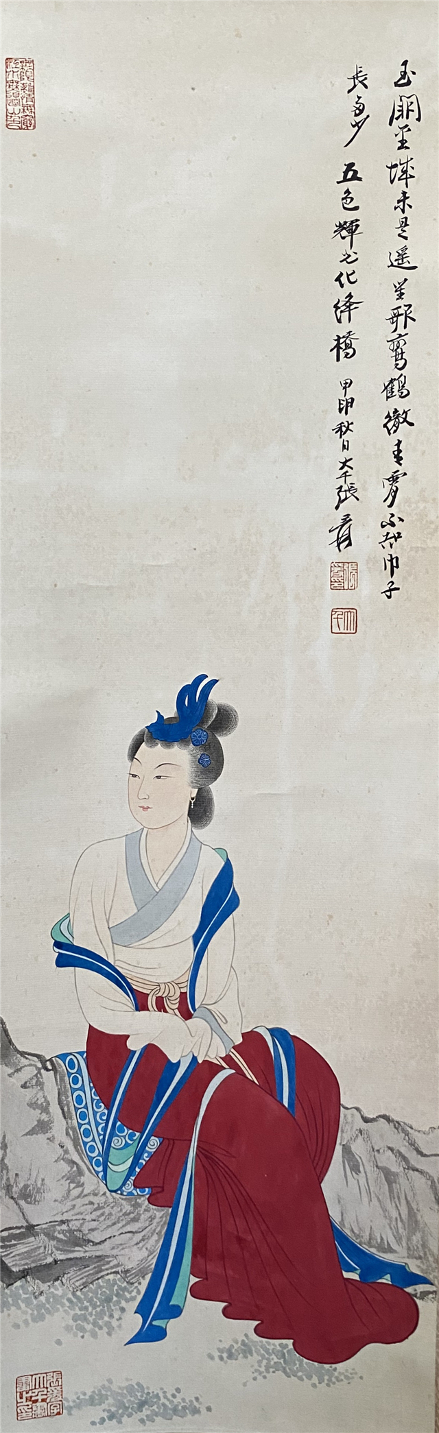 張大千 人物 021 张大千人物纸本立轴|品得拍—24小时在线拍卖平台