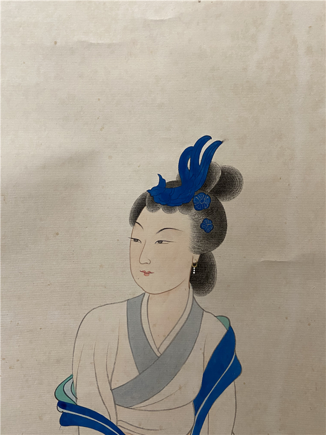 021 张大千人物纸本立轴|品得拍—24小时在线拍卖平台