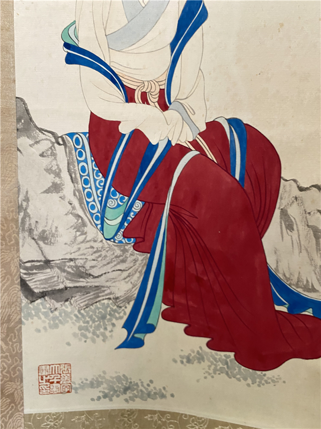 張大千 人物 021 张大千人物纸本立轴|品得拍—24小时在线拍卖平台