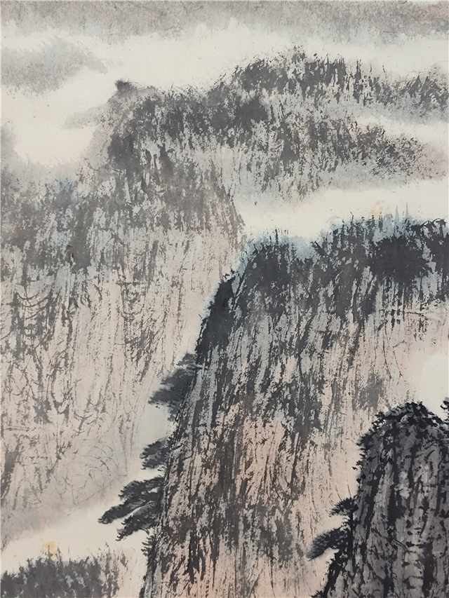 傅抱石 山水 傅抱石山水立轴纸本-艺术搜索_张雄艺术网