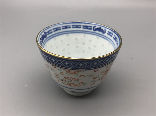 006 日本回流青花玲珑杯|品得拍—24小时在线拍卖平台