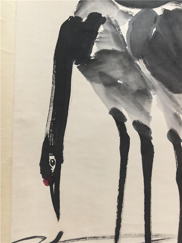 黄永玉 香遠益清 掛軸 宣紙装裱 170cm 【公式通販】
