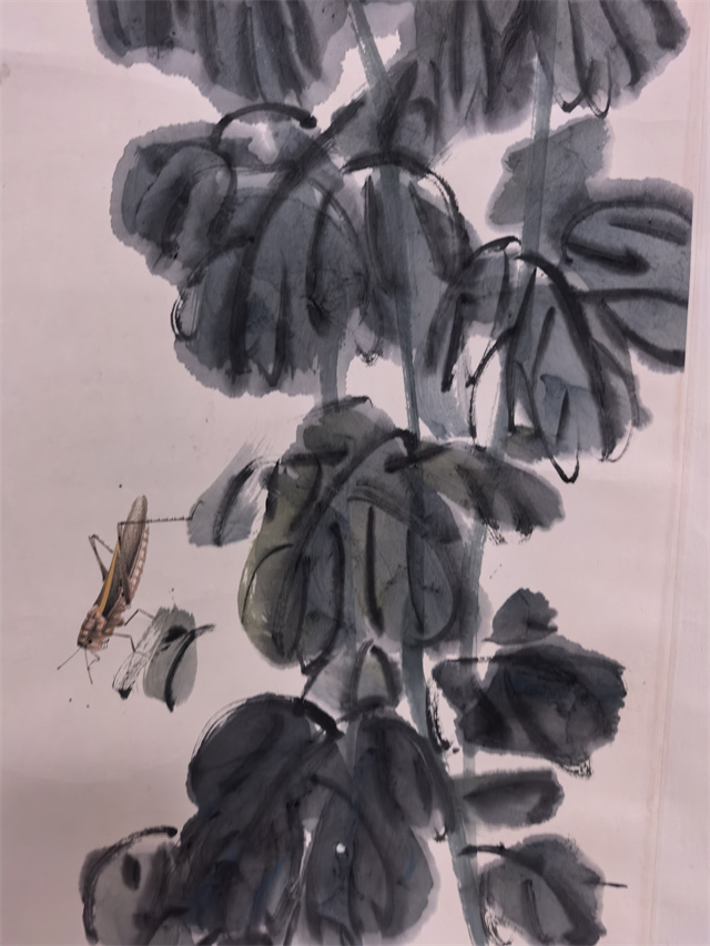 003 齐白石花卉草虫纸本立轴|品得拍—24小时在线拍卖平台