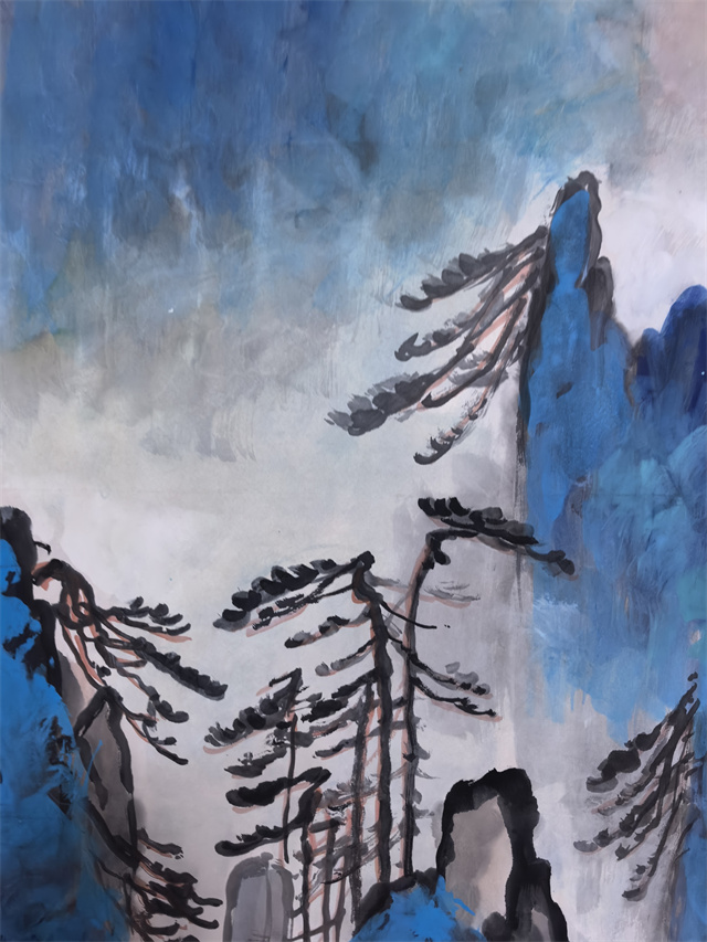 008 刘海粟山水纸本立轴|品得拍—24小时在线拍卖平台