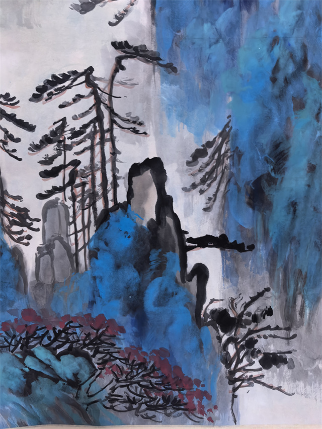 008 刘海粟山水纸本立轴|品得拍—24小时在线拍卖平台