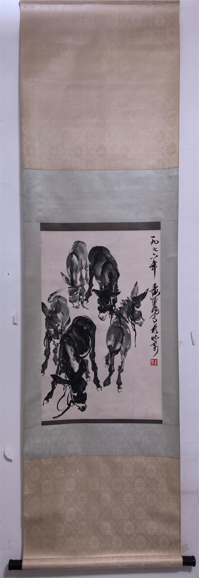 015 黄胄驴纸本立轴|品得拍—24小时在线拍卖平台