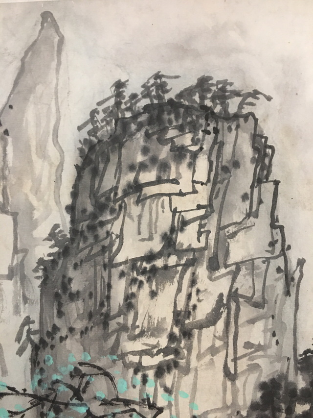 049 白雪石千峰竞秀纸本立轴|品得拍—24小时在线拍卖平台