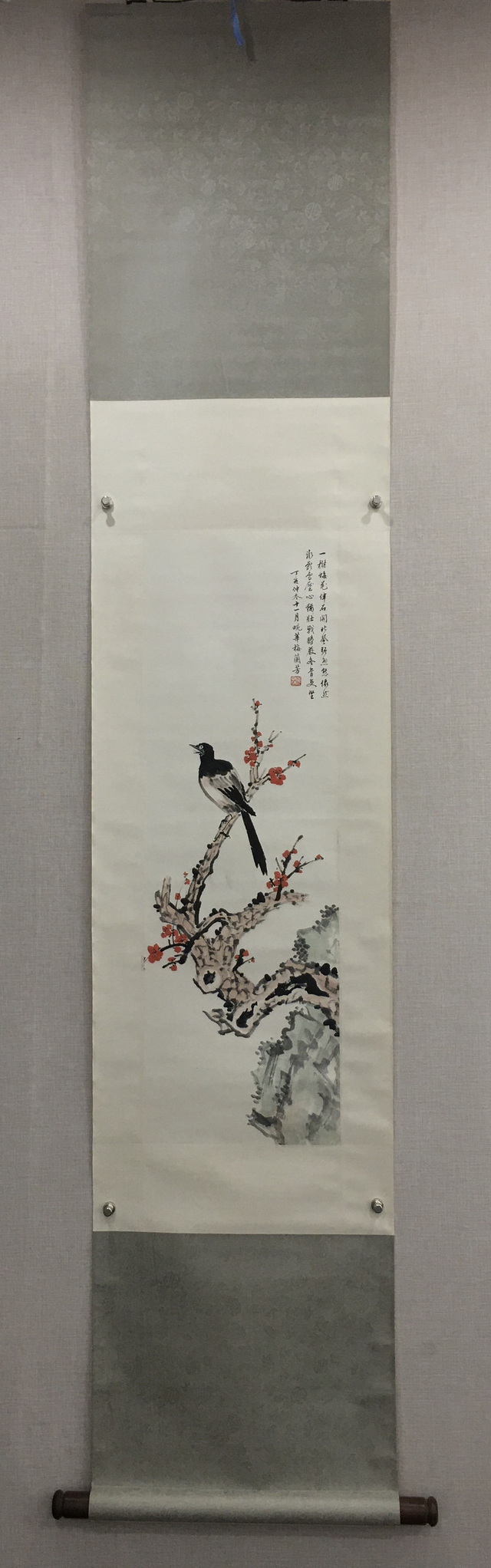 062 梅兰芳花鸟纸本立轴|品得拍—24小时在线拍卖平台