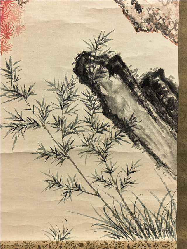 018 启功竹石图纸本立轴|品得拍—24小时在线拍卖平台